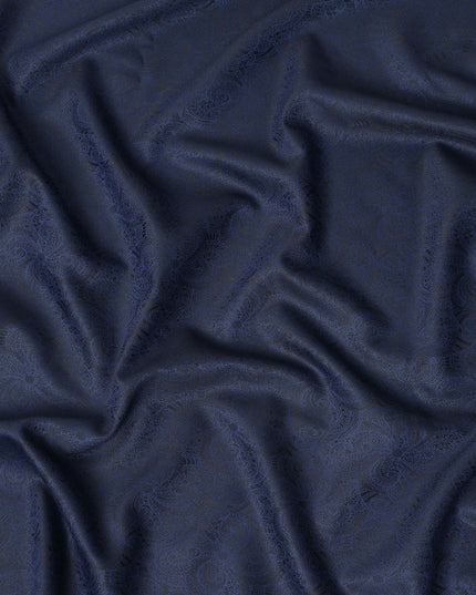 Super 130 Blue Italian Wool Suiting Fabric 150cm