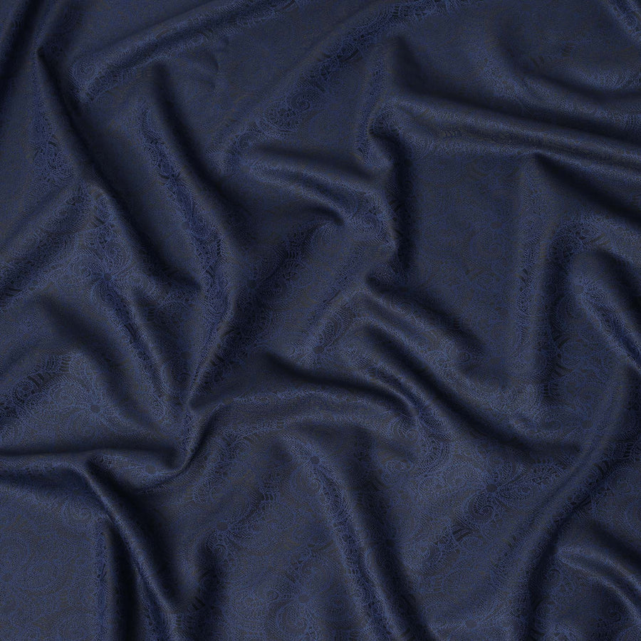 Super 130 Blue Italian Wool Suiting Fabric 150cm
