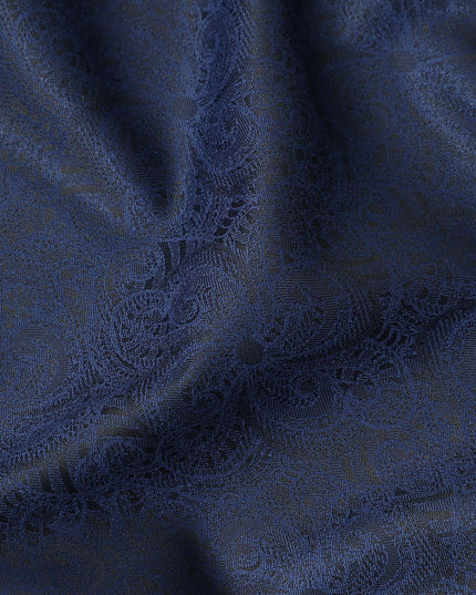 Super 130 Blue Italian Wool Suiting Fabric 150cm