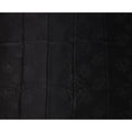 Black Floral Jacquard Pure Silk Satin Fabric 140 Cms Width Made in China-D24912