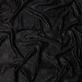 Black Floral Self-Design Pure Silk Satin Fabric 140 Cms Width Made in China-D24903
