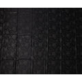 Black Floral Self-Design Pure Silk Satin Fabric 140 Cms Width Made in China-D24903