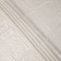 Cream Pure Silk Satin Fabric with Subtle Metallic Finish, 140 Cms Width, China-D25337