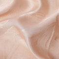 Peach Pure Silk Satin Fabric with Subtle Metallic Finish, 140 Cms Width, China-D25330