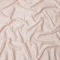 Blush Pink Floral Self-Design Pure Silk Satin Fabric 140 Cms Width Made in China-D24892