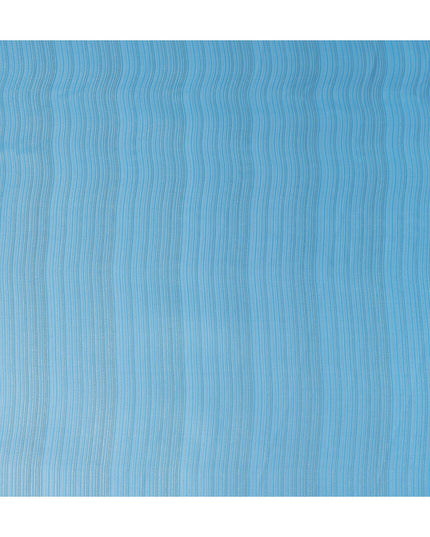Cerulean Sky Blue Silk Garbasaar Piece 2m | Regal Fabrics