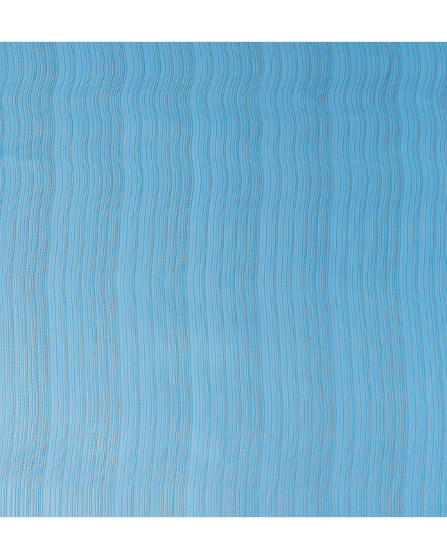Cerulean Sky Blue Silk Garbasaar Piece 2m | Regal Fabrics