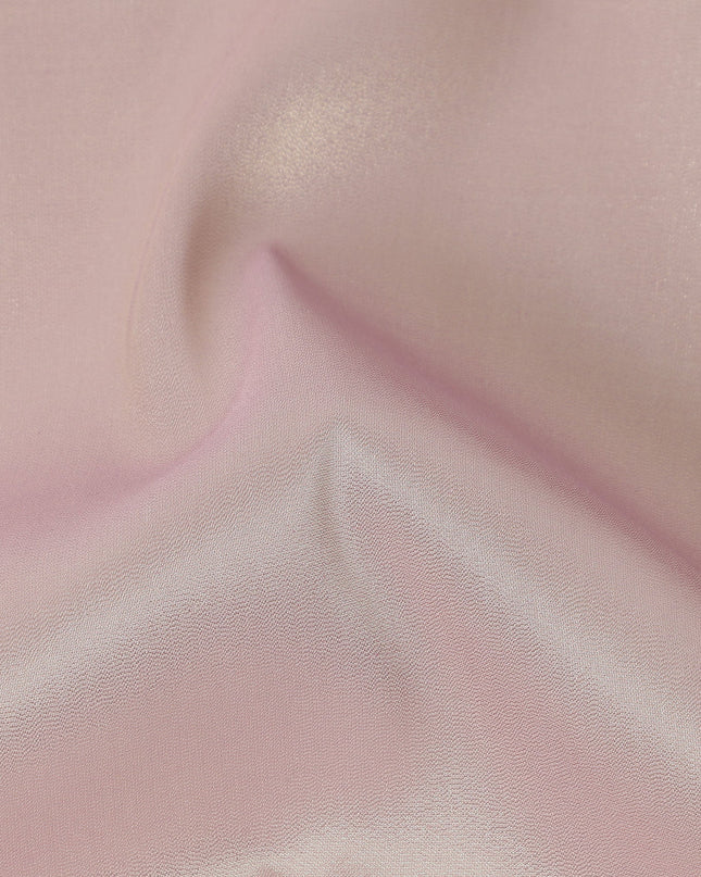 Pale Mauve Pink Pure Silk Lame Fabric 110cm Korea