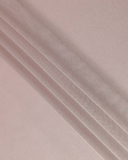 Pale Mauve Pink Pure Silk Lame Fabric 110cm Korea