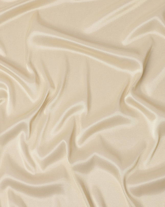 Beige Premium Pure Silk Lame Fabric 110 Cms Width, France-D25461