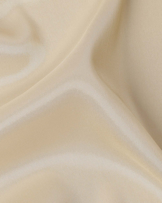 Beige Premium Pure Silk Lame Fabric 110 Cms Width, France-D25461