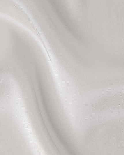 Pearl White Plain Silk Lame Fabric 110cm