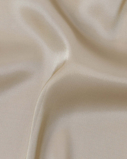 Champagne Premium Pure Silk Lame Fabric 110 Cms Width, France-D25463