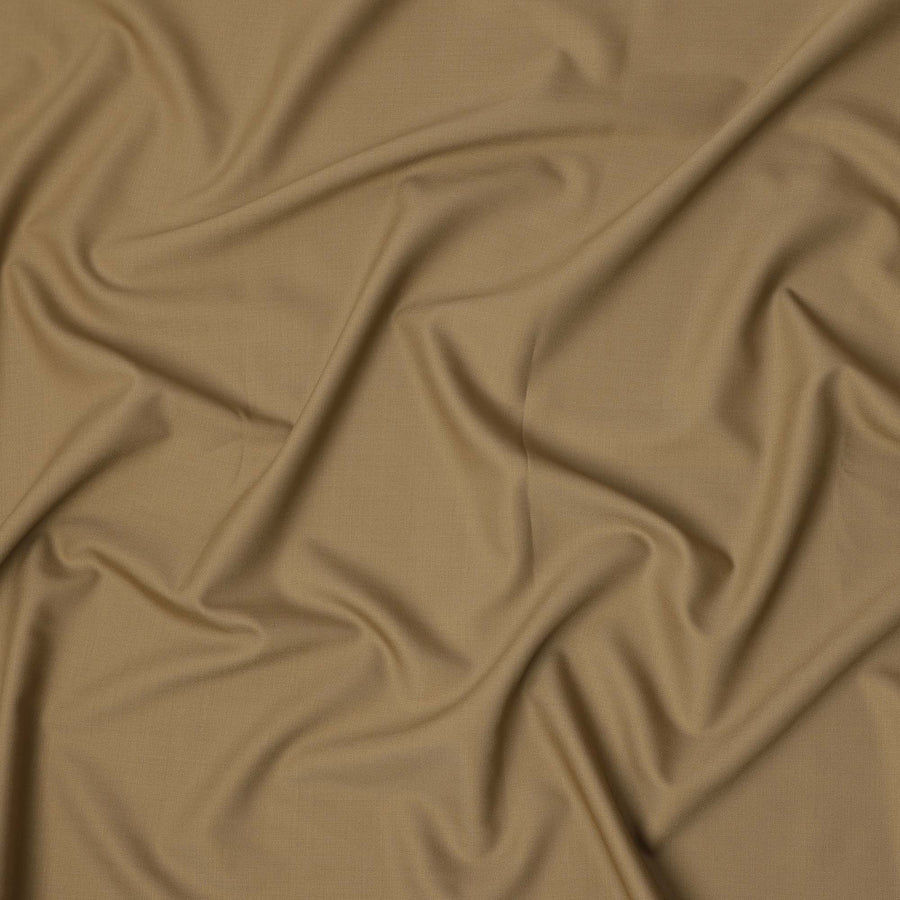 قماش بيج سادة من الصوف المخلوط سوبر 120، 150 سم، الهند - D24969