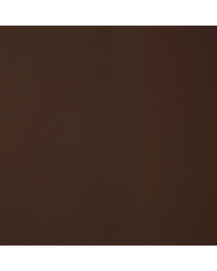 قماش صوف مخلوط سادة بلون بني شوكولاتة، سوبر 120، مقاس 150 سم، الهند - D24963