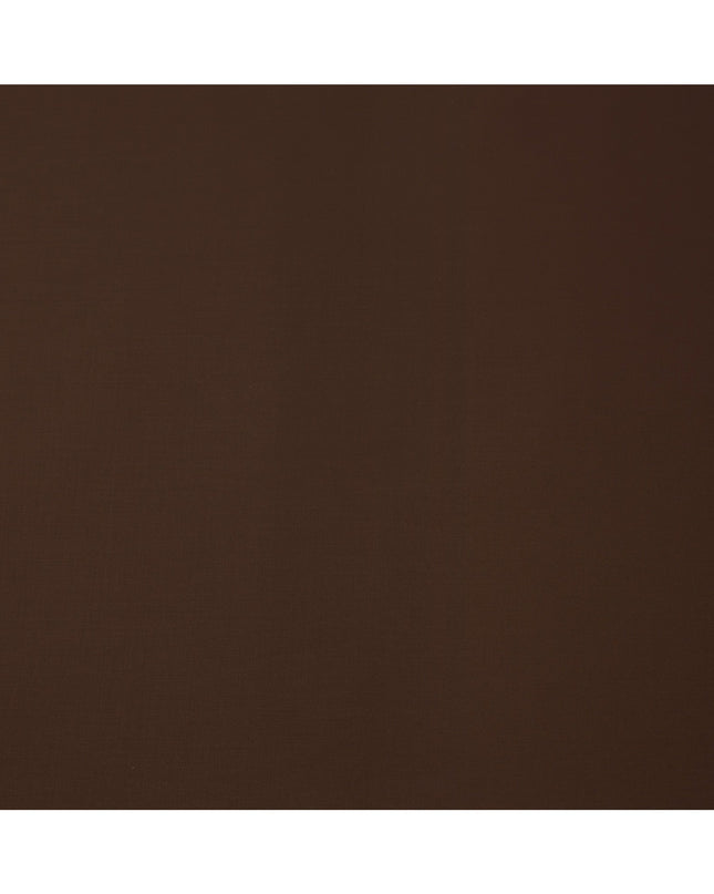 قماش صوف مخلوط سادة بلون بني شوكولاتة، سوبر 120، مقاس 150 سم، الهند - D24963