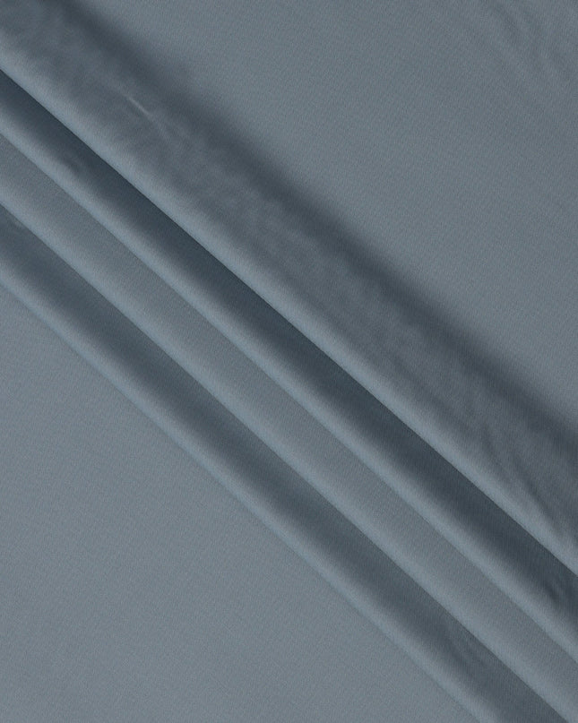 Light Blue Plain Super 120's Blended Wool Suiting Fabric, 150 Cms, India-D24972