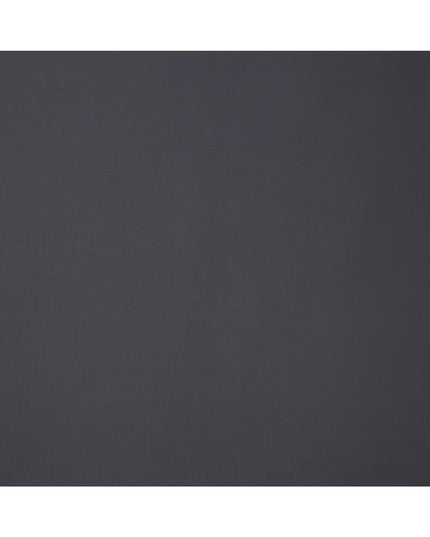 Charcoal Grey Plain Super 120's Blended Wool Suiting Fabric, 150 Cms, India-D24965