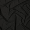 Jet Black Plain Super 120's Blended Wool Suiting Fabric, 150 Cms, India-D24964