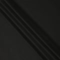 Jet Black Plain Super 120's Blended Wool Suiting Fabric, 150 Cms, India-D24964