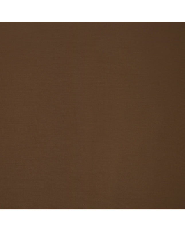 Brown Plain Super 120's Blended Wool Suiting Fabric, 150 Cms, India-D24968