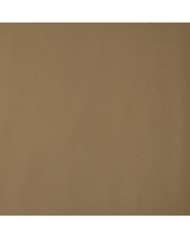 Beige Plain Super 120's Blended Wool Suiting Fabric, 150 Cms, India-D24967