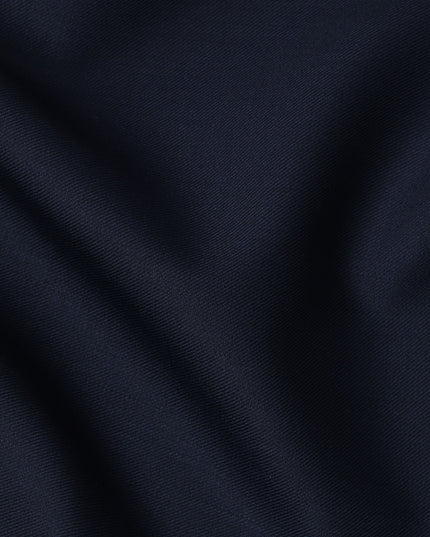 قماش صوف مخلوط سادة أزرق داكن، سوبر 120، مقاس 150 سم، الهند - D24966