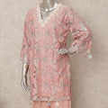 Soft Pink Lace Embroidered Co Ord Set Party Wear