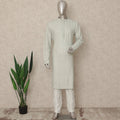 Pastel Mint Georgette Chikankari Kurta Set Men