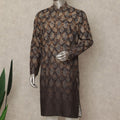 Brown Linen Men's Kurta Pajama - D29300