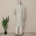Mint Green Chikankari Cotton Kurta Pyjama Set