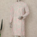 Pink Cotton Men's Kurta Pajama - D29301