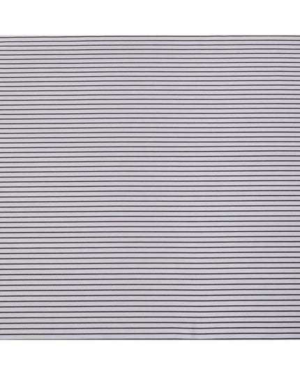 White and Black Horizontal Stripe Cotton Shirting Fabric, Width 150 Cms, Made in Japan-D26064