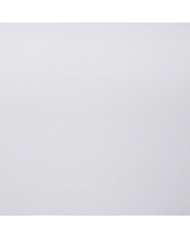 White and Navy Fine Stripe Cotton Shirting Fabric, Width 150 Cms, Made in Japan-D26067