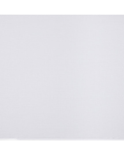 White and Blue Micro Check Cotton Shirting Fabric, Width 150 Cms, Made in Japan-D26058