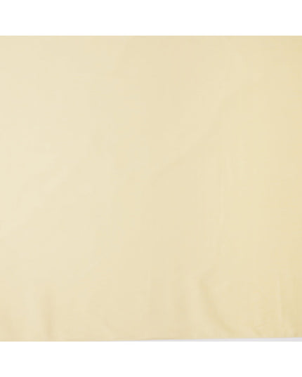 Pastel Yellow Plain Cotton Shirting Fabric, Width 150 Cms, Made in Japan-D26056