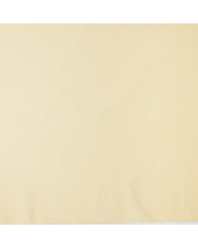 Pastel Yellow Plain Cotton Shirting Fabric, Width 150 Cms, Made in Japan-D26056