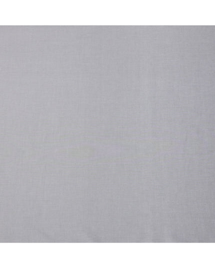 Light Grey Plain Cotton Shirting Fabric, Width 150 Cms, Made in Japan-D26059
