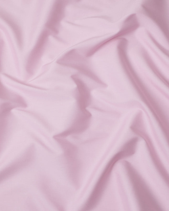 Baby Pink Plain Cotton Shirting Fabric, Width 150 Cms, Made in Japan-D26057