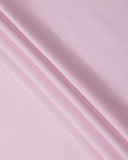 Baby Pink Plain Cotton Shirting Fabric, Width 150 Cms, Made in Japan-D26057