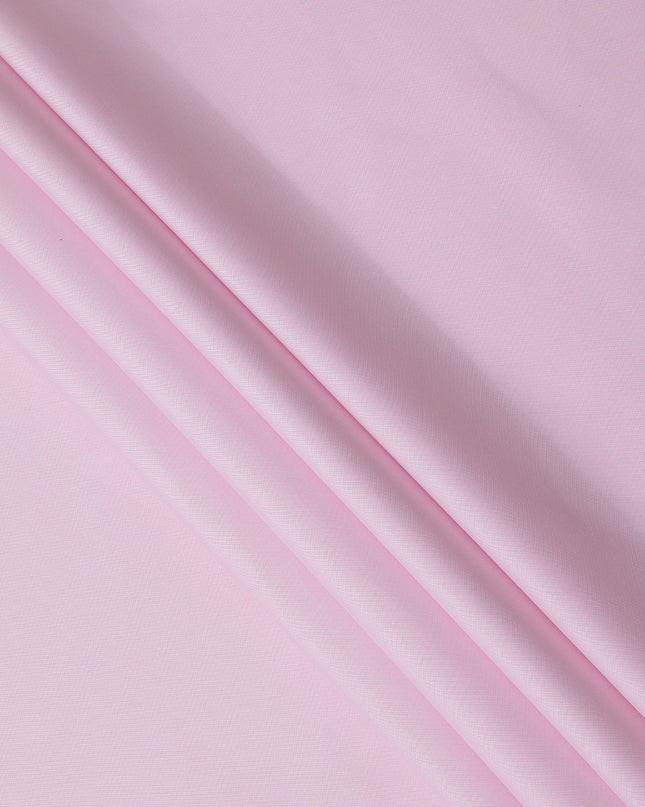 Baby Pink Plain Cotton Shirting Fabric, Width 150 Cms, Made in Japan-D26057