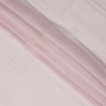 Light Pink Striped Synthetic Organza Fabric, 110 Cms, India-D25474