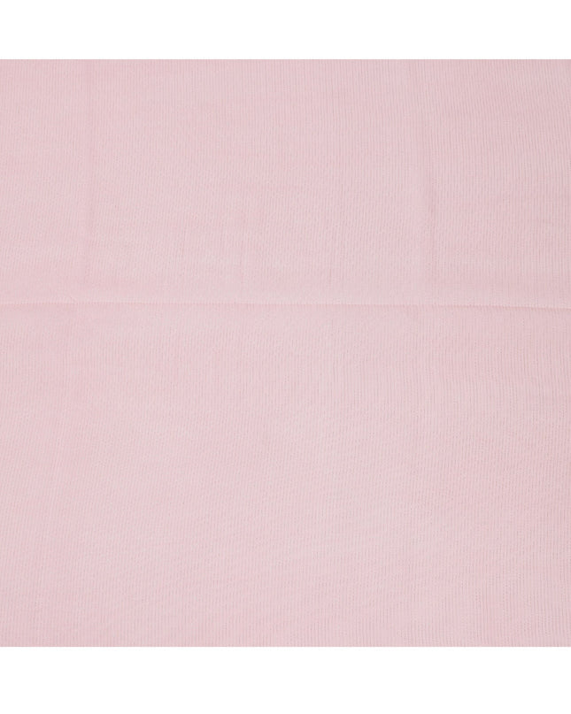 Light Pink Striped Synthetic Organza Fabric, 110 Cms, India-D25478
