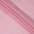 Pink Striped Synthetic Organza Fabric, 110 Cms, India-D25477