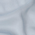 Light Blue Striped Synthetic Organza Fabric, 110 Cms, India-D25471