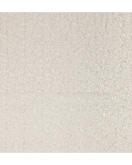 White Self Premium Cotton Voile Fabric 110cm