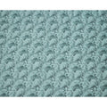Teal Leaf Printed Blended Cotton Linen Fabric, 110 Cms Width, India-D25176