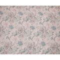 Pink Floral Printed Blended Cotton Linen Fabric, 110 Cms Width, India-D25163