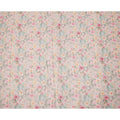 Beige Pastel Floral Printed Cotton Linen Fabric, 110 Cms Width, India-D25187