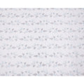 White and Blue Floral Embroidered Cotton Voile Fabric, 110 Cms Width, India-D25189